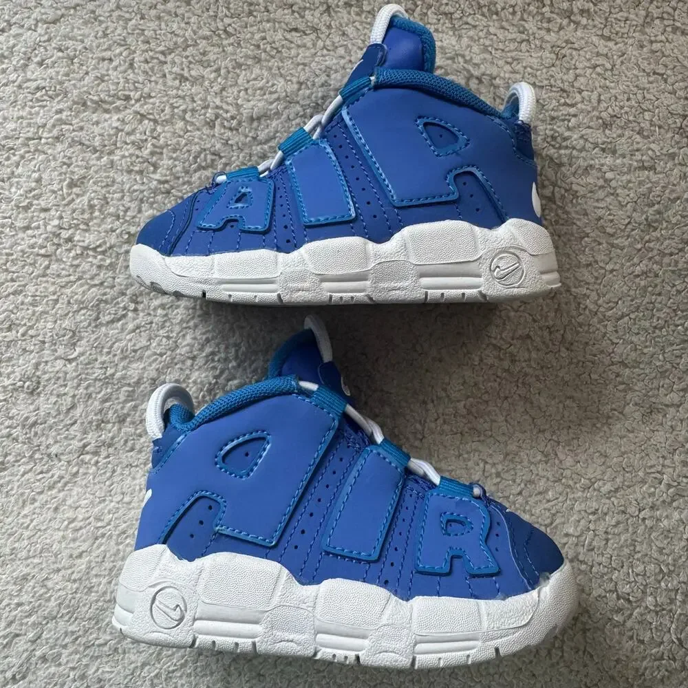 Nike Air More Uptempo Sneakers in Battle Blue